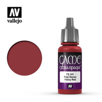 *CLEARANCE* Vallejo 72141 Game Colour Extra Opaque Heavy Red 17 ml Acrylic Paint