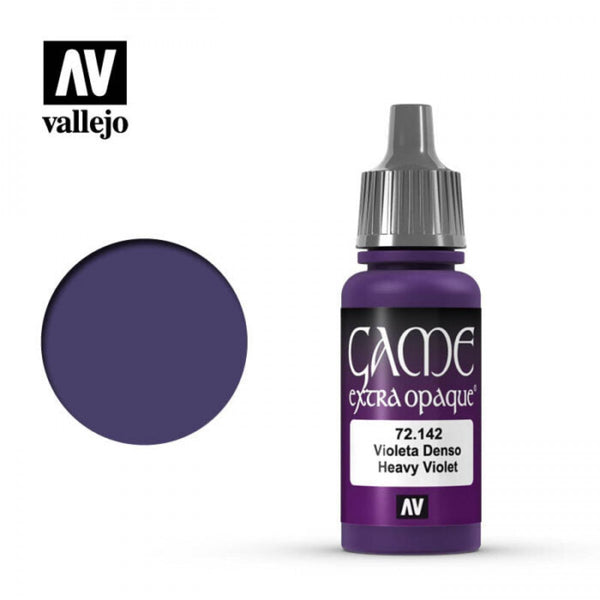 *CLEARANCE* Vallejo 72142 Game Colour Extra Opaque Heavy Violet 17 ml Acrylic Paint