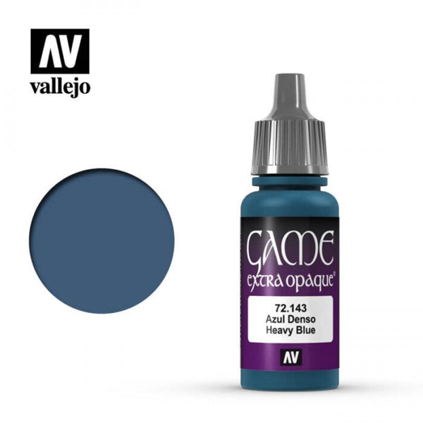 *CLEARANCE* Vallejo 72143 Game Colour Extra Opaque Heavy Blue 17 ml Acrylic Paint