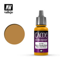 *CLEARANCE* Vallejo 72151 Game Colour Extra Opaque Heavy Goldbrown 17 ml Acrylic Paint