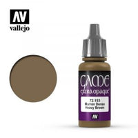 *CLEARANCE* Vallejo 72153 Game Colour Extra Opaque Heavy Brown 17 ml Acrylic Paint