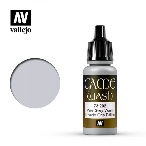 *CLEARANCE* Vallejo 73202 Game Wash Pale Grey Wash, 17 ml