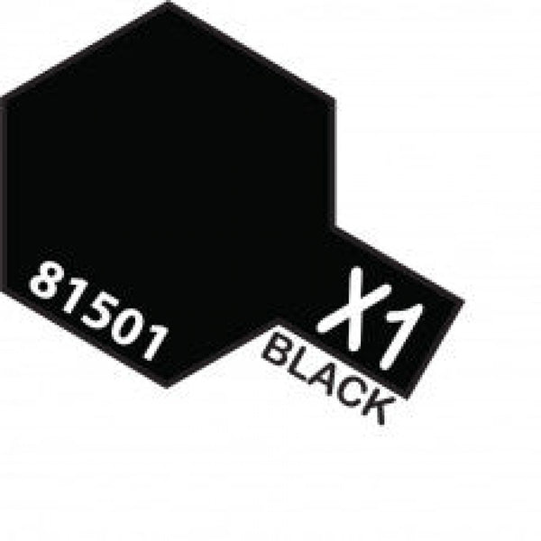 *CLEARANCE* Tamiya Acrylic Mini X-01 T81501 Black