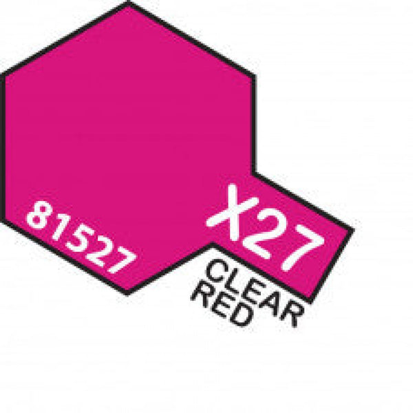 *CLEARANCE* Tamiya Acrylic Mini X-27 T81527 Clear Red