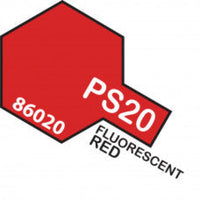 *CLEARANCE* Tamiya PS-20 T86020 Fluorescent Red