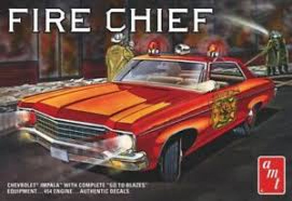 *CLEARANCE* AMT 1162 1/25 1970 Chevy Impala fire chief plastic model kit