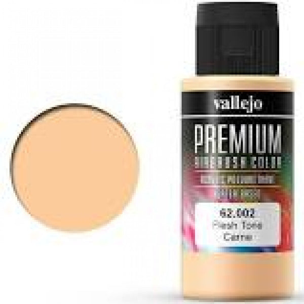 *CLEARANCE* Vallejo 62002 Premium Colour Fleshtone 60ml Acrylic Airbrush Paint