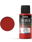 *CLEARANCE* Vallejo 62005 Premium Colour Bright Red 60ml Acrylic Airbrush Paint