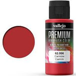 *CLEARANCE* Vallejo 62006 Premium Colour Carmine 60ml Acrylic Airbrush Paint