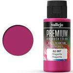 *CLEARANCE* Vallejo 62007 Premium Colour Magenta 60ml Acrylic Airbrush Paint