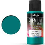 *CLEARANCE* Vallejo 62012 Premium Colour Blue Green 60ml Acrylic Airbrush Paint
