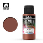 *CLEARANCE* Vallejo 62017 Premium Colour Raw Sienna 60ml Acrylic Airbrush Paint