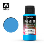 *CLEARANCE* Vallejo 62038 Premium Colour Flourescent Blue 60ml Acrylic Airbrush Paint