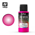 *CLEARANCE* Vallejo 62075 Premium Colour Candy Magenta 60ml Acrylic Airbrush Paint