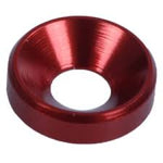 *CLEARANCE* Washer M5 Counter Sunk Red Aluminum
