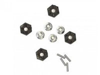 *CLEARANCE* Funtek FTK-MT12-019D 12mm Wheel Hexes Hex Pins and Nuts 4pce