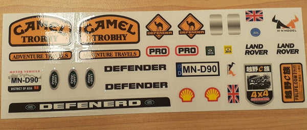 *CLEARANCE* WPL WPL-MN98 Stickers for WPL RC Trucks.