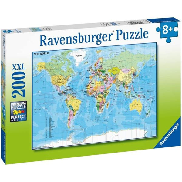 *CLEARANCE* Ravensburger RB12890-7 map of the world 200pc