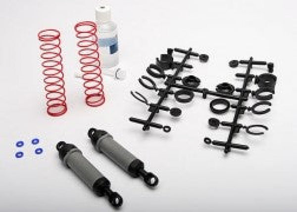 *CLEARANCE* Traxxas 3762A Ultra Shocks (grey) (xx-long) (complete w/ spring pre-load spacers & springs) (rear) (2)
