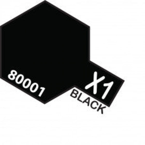 *CLEARANCE* Tamiya Enamel Mini X-01 T80001 BLACK