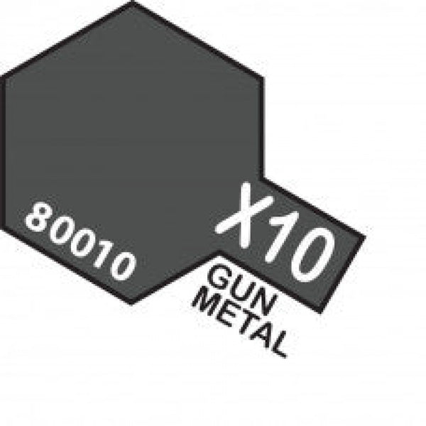*CLEARANCE* Tamiya Enamel Mini X-10 T80010 Gunmetal Grey