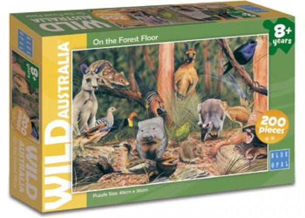 *CLEARANCE* Blue Opal BL01981 - Wild Aust On the Forest Floor 200 pieces puzzle