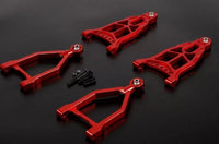*CLEARANCE* Rovan ROV-85339A Red Aluminium Extended (+25mm) Front Suspension Arm Set
